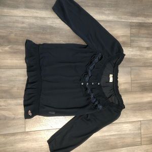 Hollister Sheer Navy Top